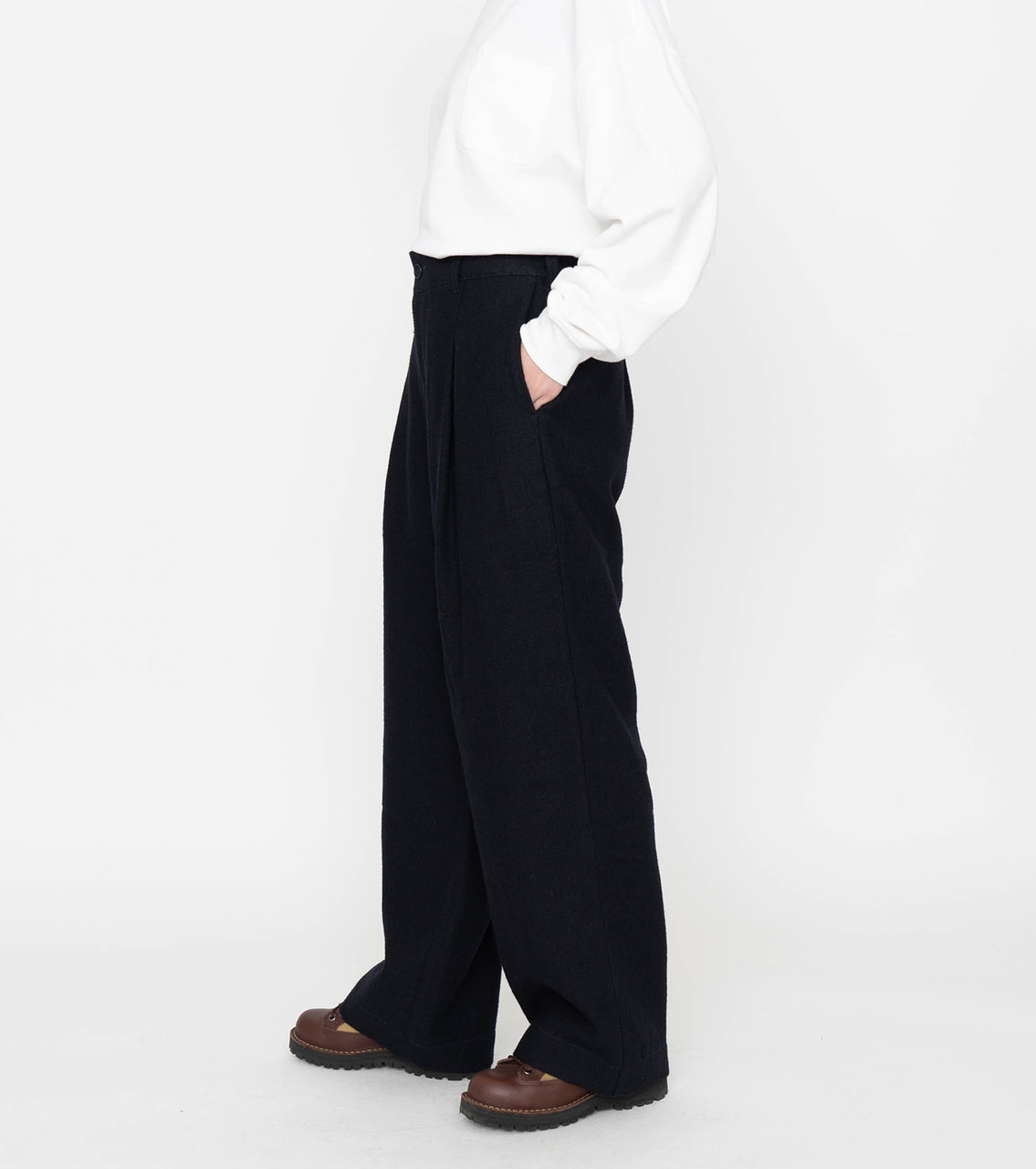 nanamica PANTS Wool Linen Work Pants Online Shop to Worldwide