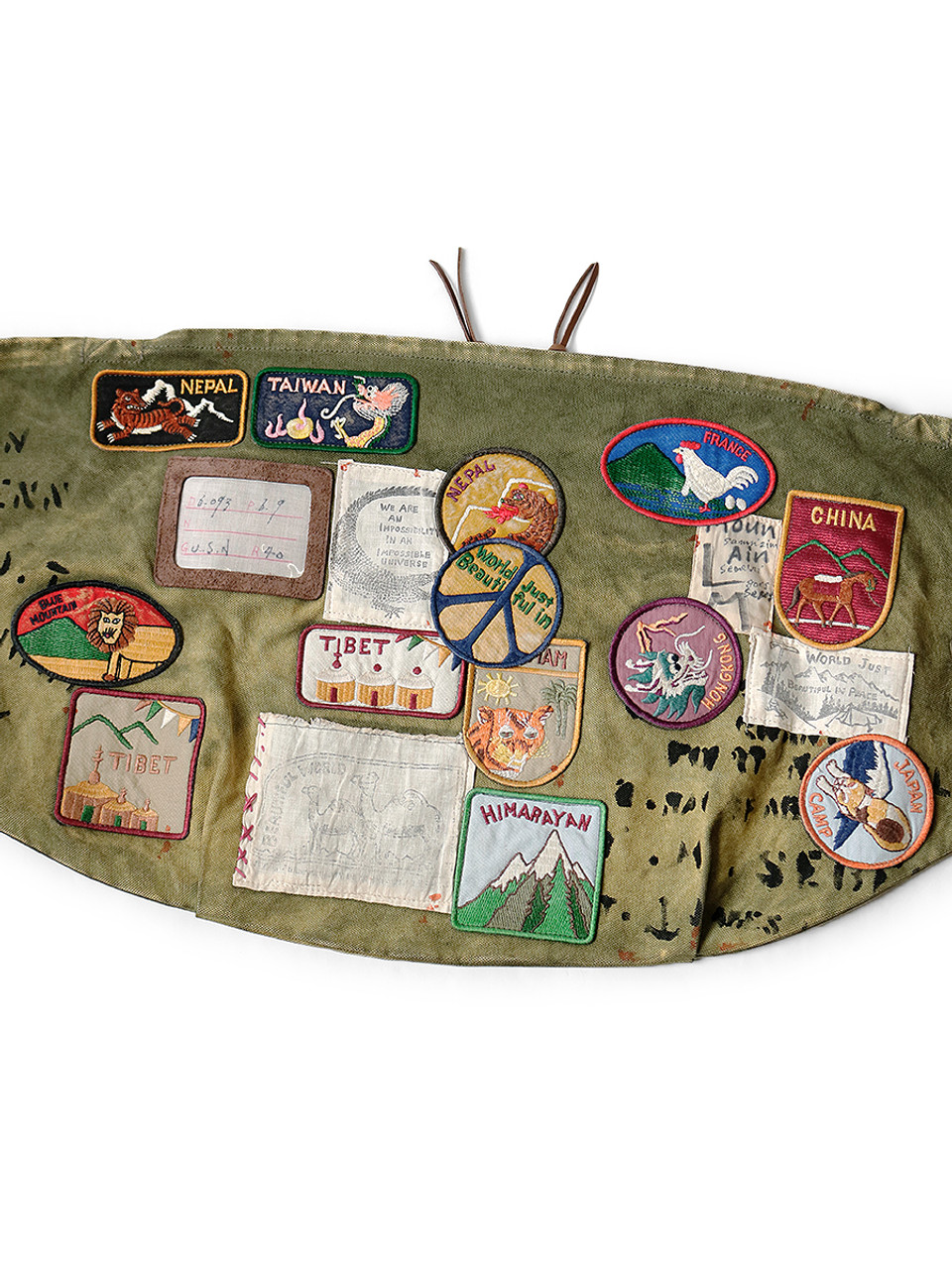 kapital フィッシャーマン　スナフキンバッグ　キャンバス　革 KAPITAL Bag No. 8 Canvas Country Snufkin BAG (ZEPHYROS