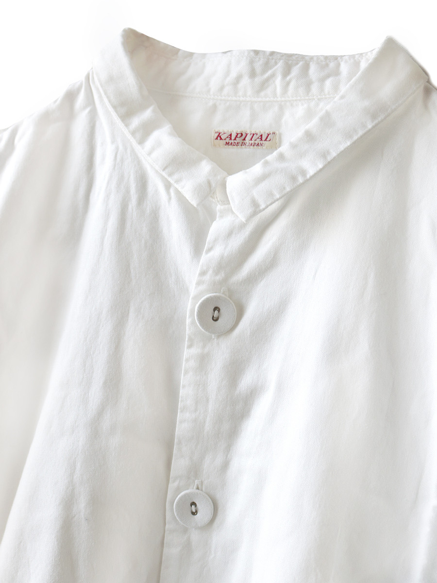 KAPITAL Shirt OX Chibi 衿 Marble Shirt (Short Sleeves)