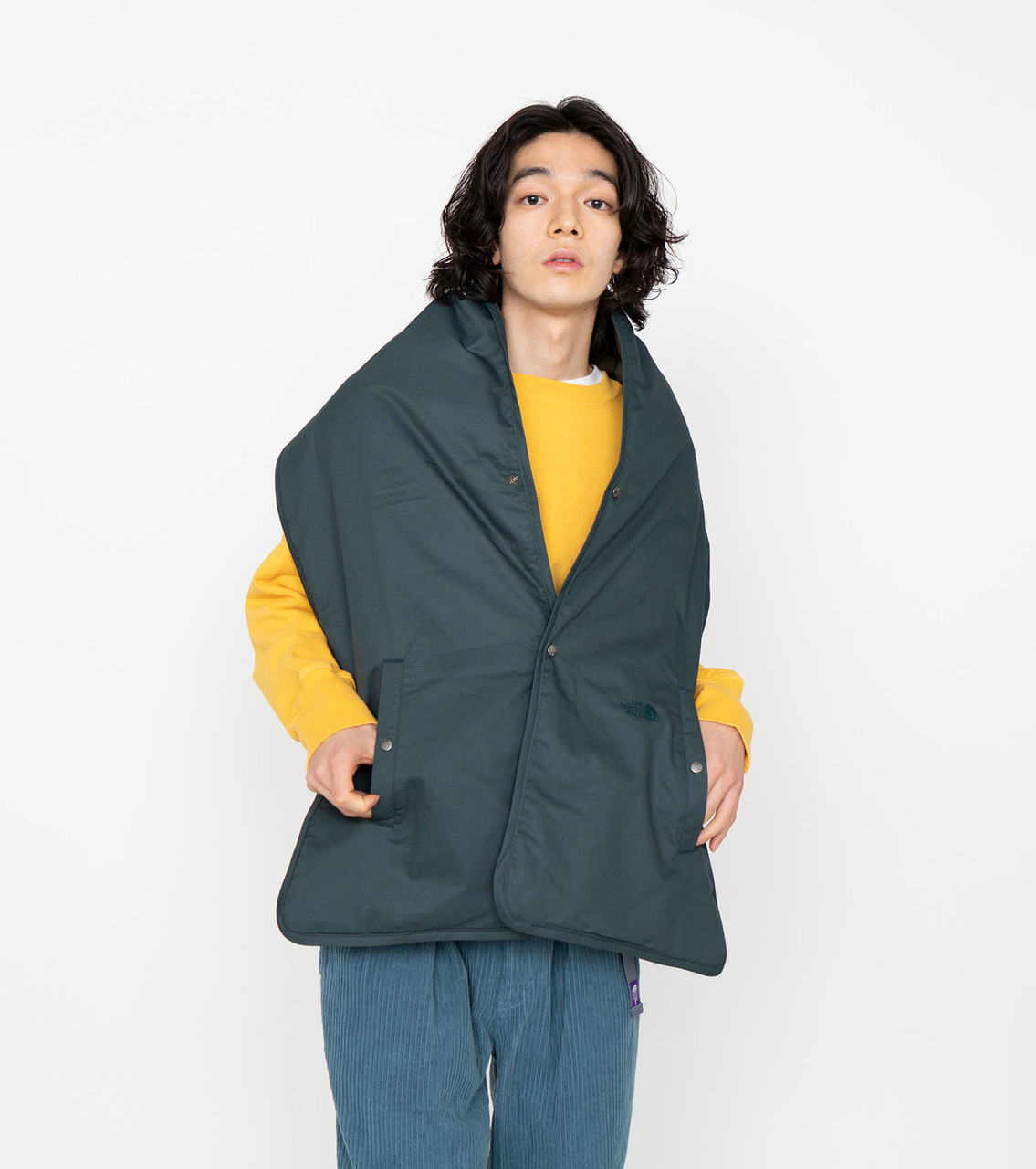 ライトウェイトマウンテンケープ新品☆THE NORTH FACE PURPLE LABEL Down Cape