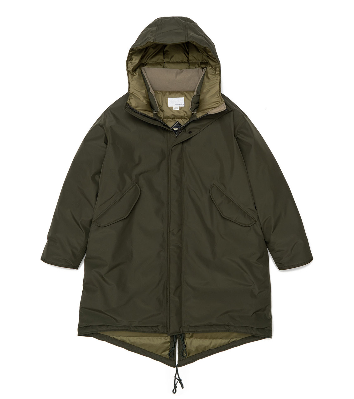 nanamica COAT GORE-TEX Long Down Coat Online Shop to Worldwide