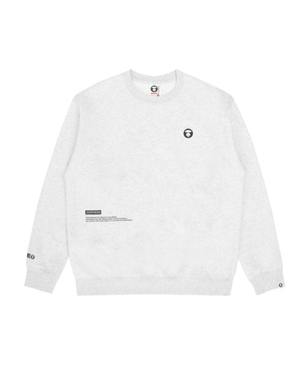 AAPE NOW CREW NECK SWEATER AAPSWM3897XAJ