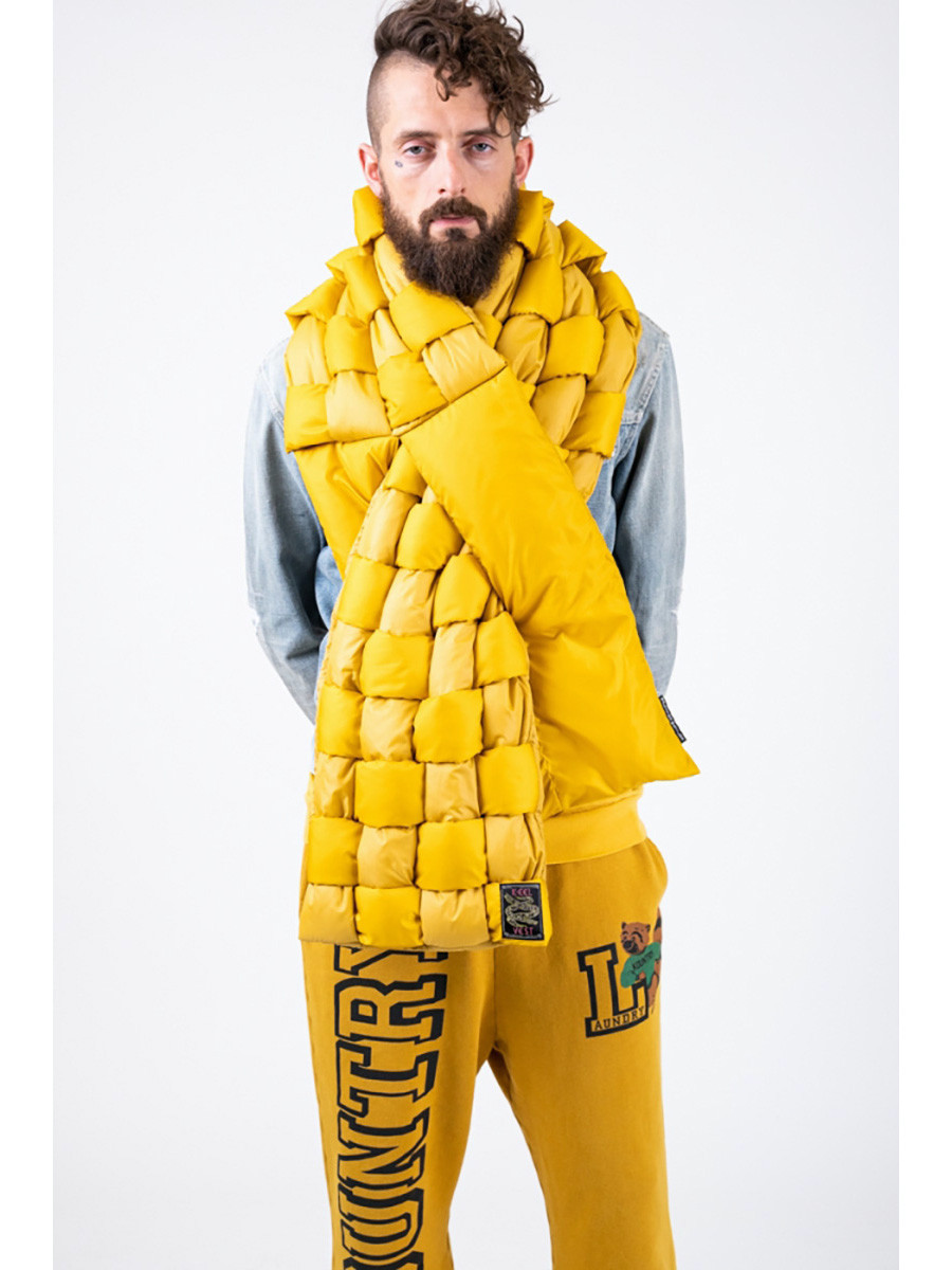 キャピタル  KEEL weaving Muffler ダウンマフラー メンズ KAPITAL - キャピタル KEEL weaving Muffler ダウンマフラー メンズの