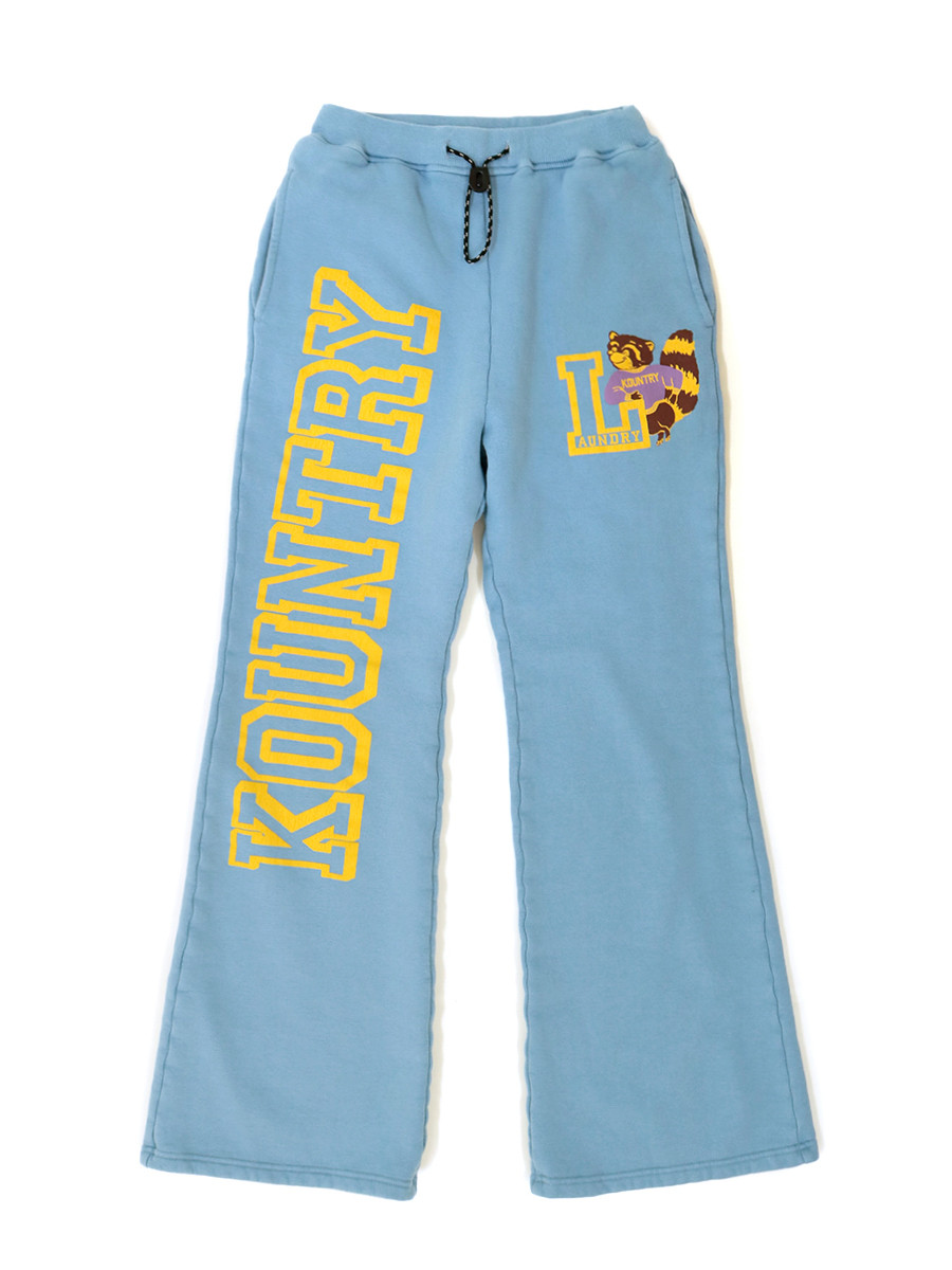 KAPITAL Pants 30/- Fleece Fleece Flared Sweatpants (KOUNTRY)