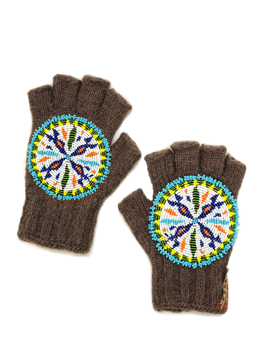 KAPITAL Wool Folktale Gloves SPEAKEASY刺繍 Kapital wool forktail glove with SPEAKEASY embroidery – HARUYAMA