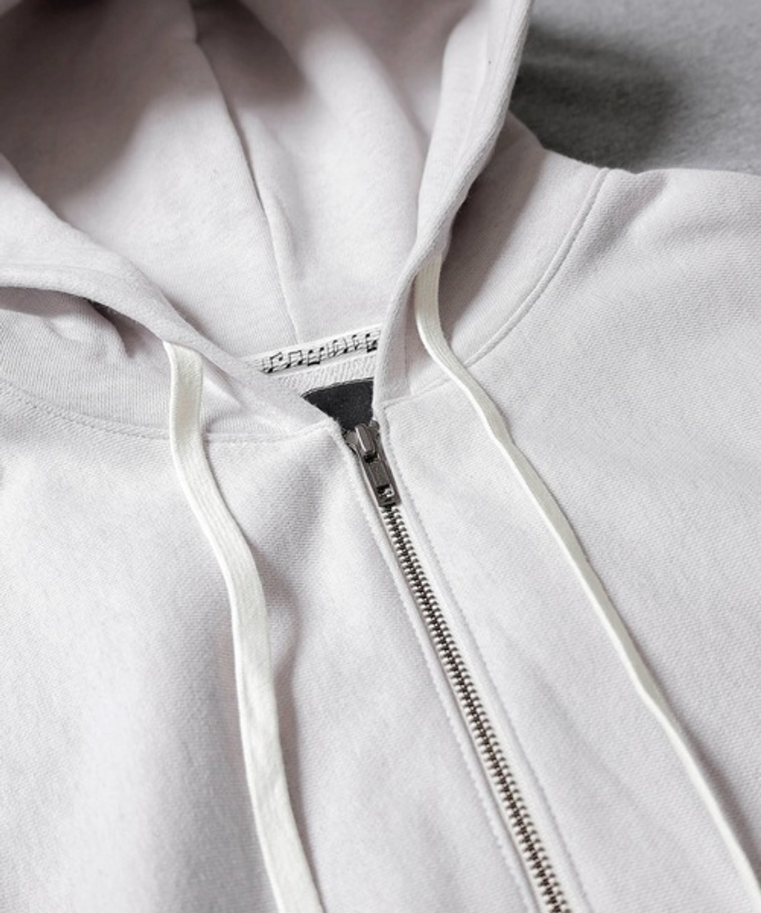 NUMBER (N)INE Tops LOOPBACK EMBROIDERY ZIP-UP HOODIE