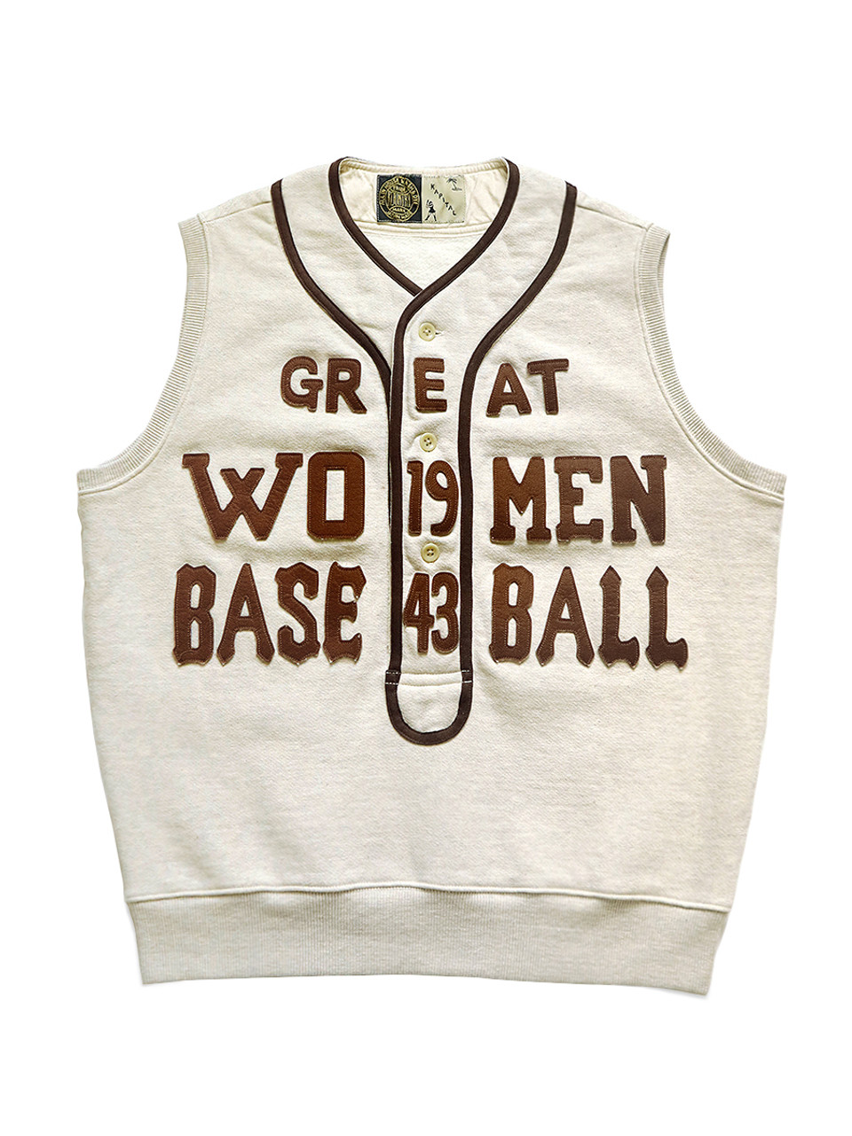 TOP Fleece Baseball Henry Vest (GREAT WOMEN) K2211SC127