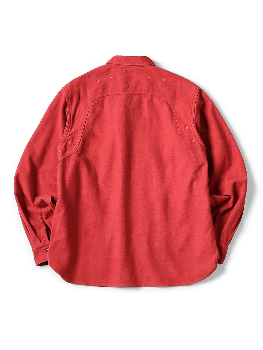 KAPITAL Shirt (Long Sleeve) CPO Cotton Wool Mopar Shirt