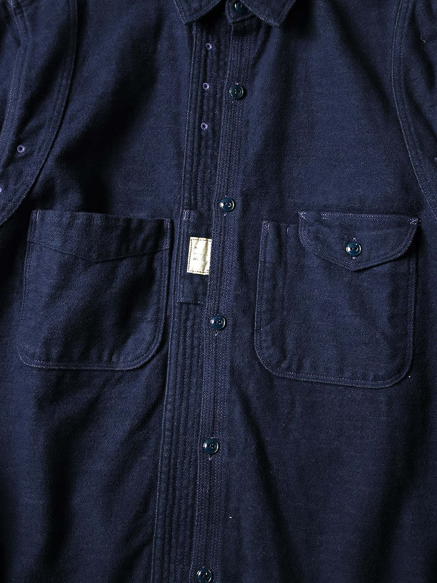 KAPITAL Shirt (Long Sleeve) CPO Cotton Wool Mopar Shirt