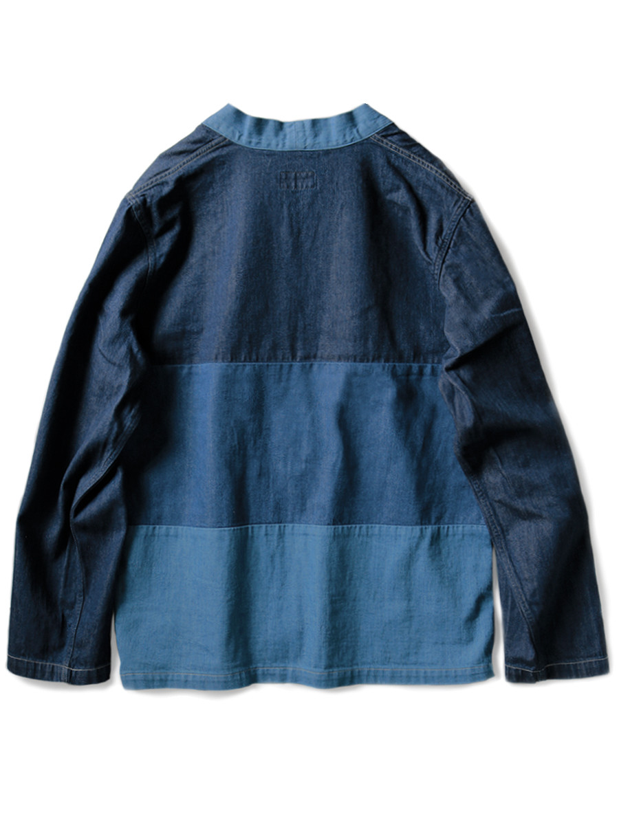 KAPITAL Shirt 8 oz Denim 4 TONE KAKASHI Shirt