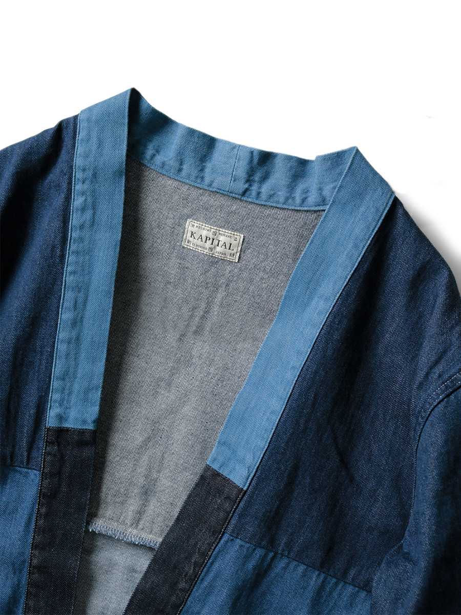KAPITAL Shirt 8 oz Denim 4 TONE KAKASHI Shirt