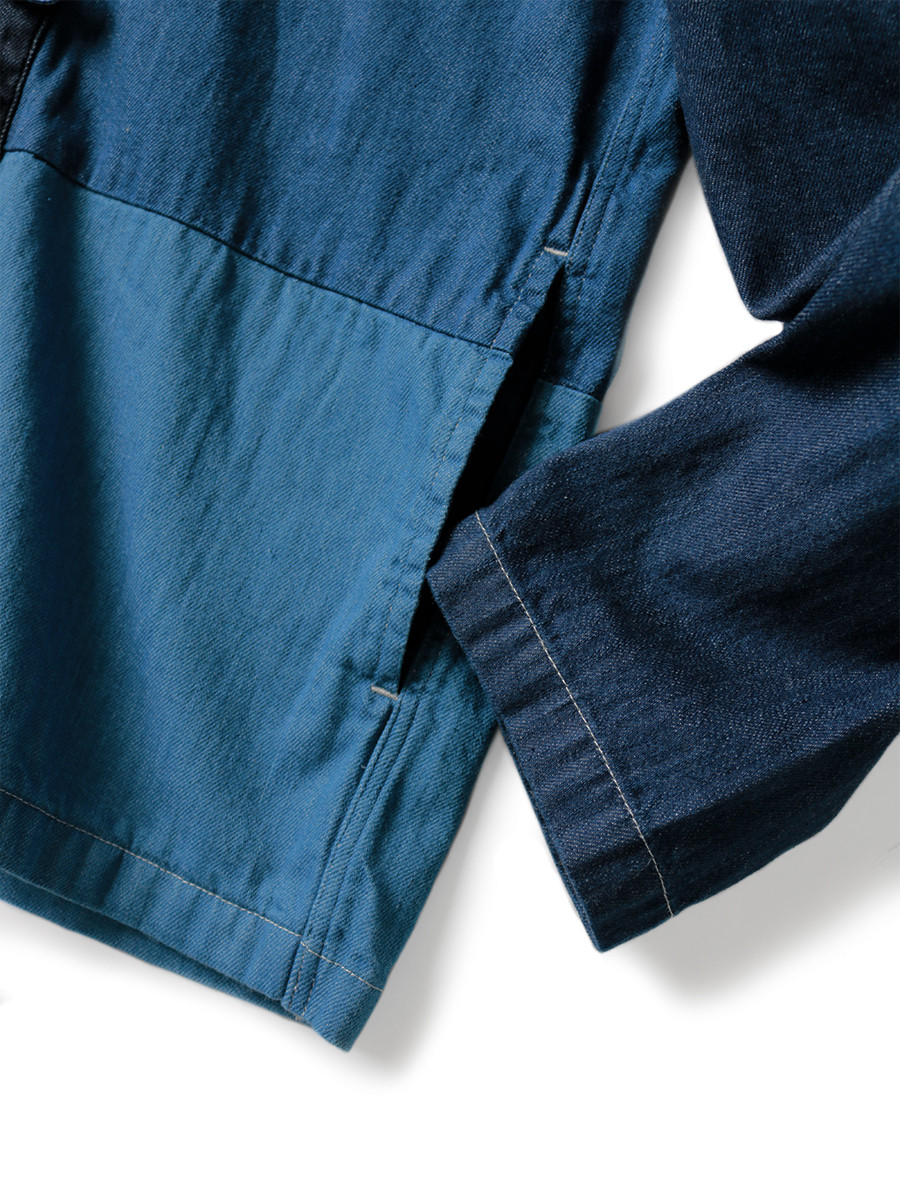 KAPITAL Shirt 8 oz Denim 4 TONE KAKASHI Shirt