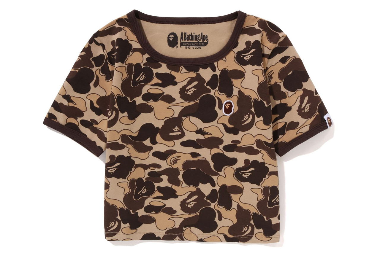 BAPE CUT AND SEWN COOKIE CAMO 2 TRIM TEE