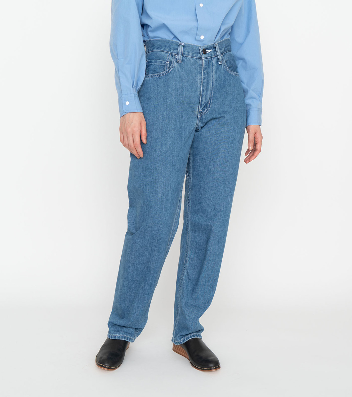 nanamica PANTS 5Pockets Straight Denim Pants Online Shop to Worldwide