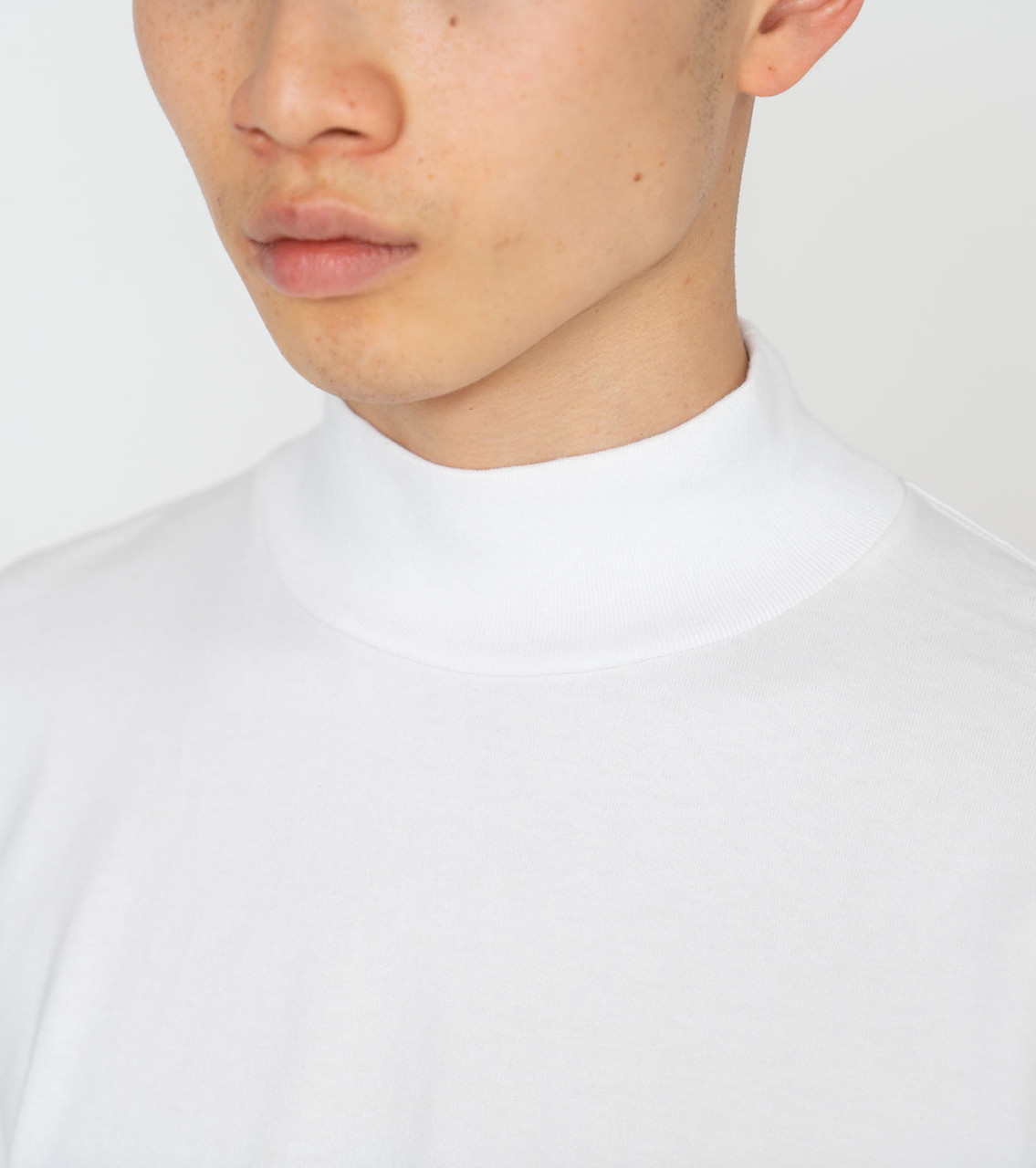 nanamica T-SHIRT L/S Mock Neck Tee Online Shop to Worldwide