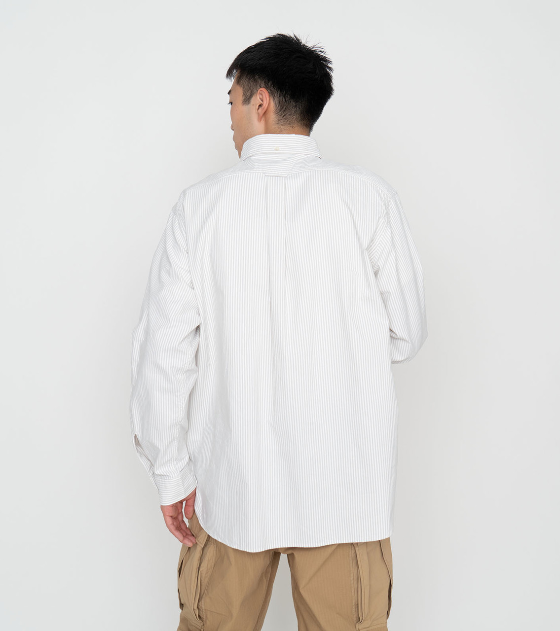 nanamica SHIRT Button Down Stripe Wind Shirt Online Shop to Worldwide