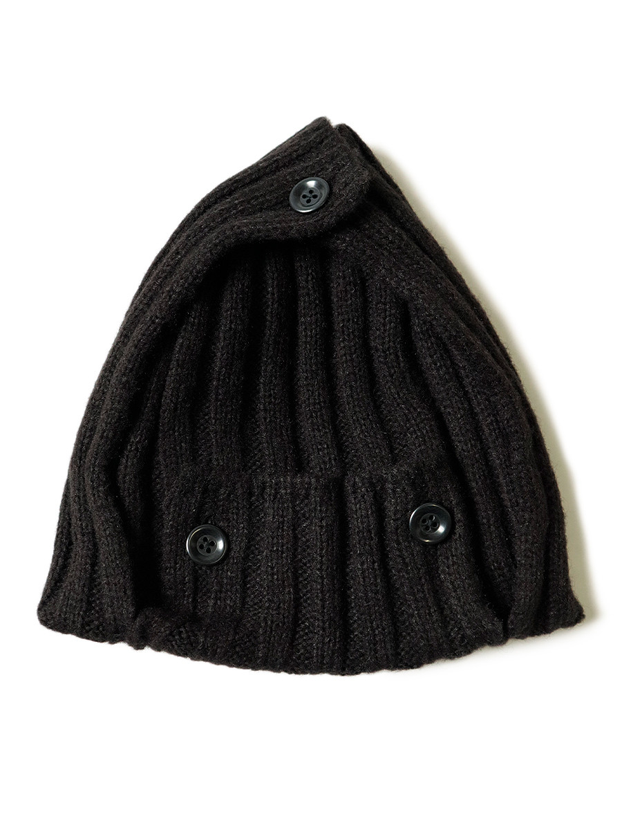 KAPITAL Hat/Cap 5G Wool 3X3 Rib Hunting Knit CAP