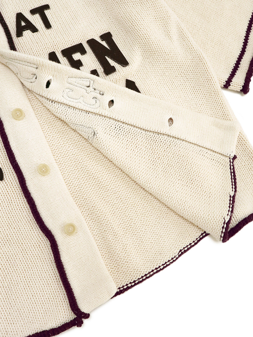 3G Cotton Knit Baseball Cardigan (GREAT WOMEN) K2209KN042