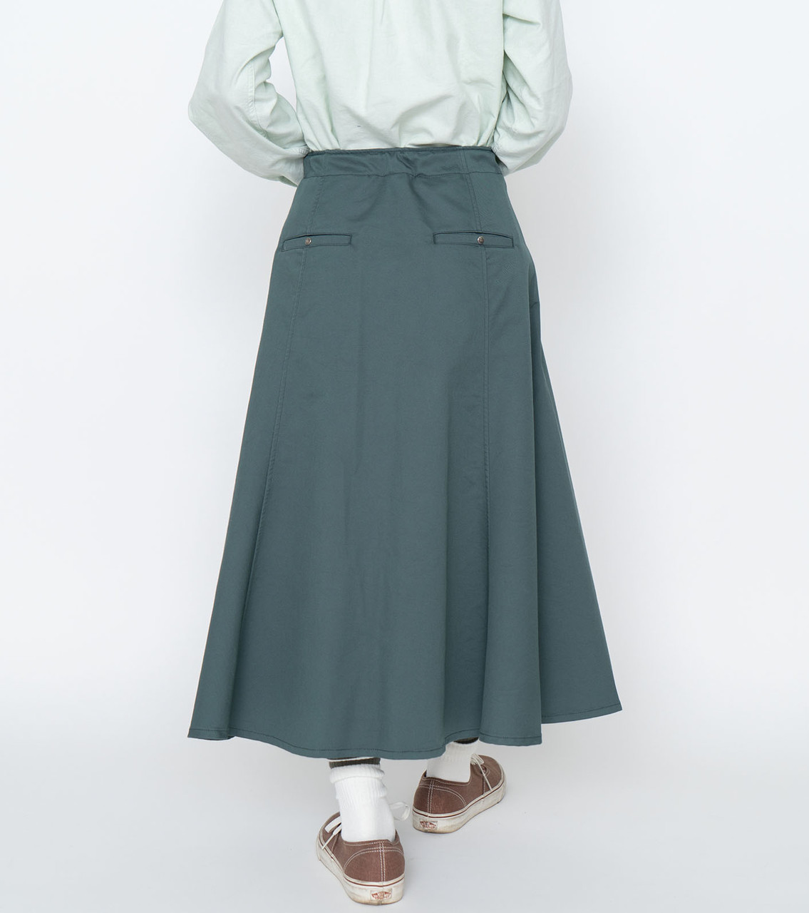 THE NORTH FACE PURPLE LABEL PANTS Stretch Twill Flared Skirt