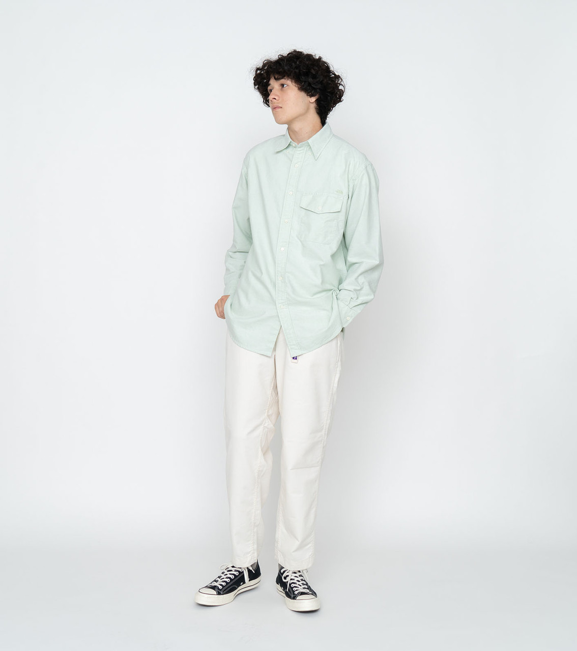 THE NORTH FACE PURPLE LABEL PANTS Stretch Twill Wide Tapered