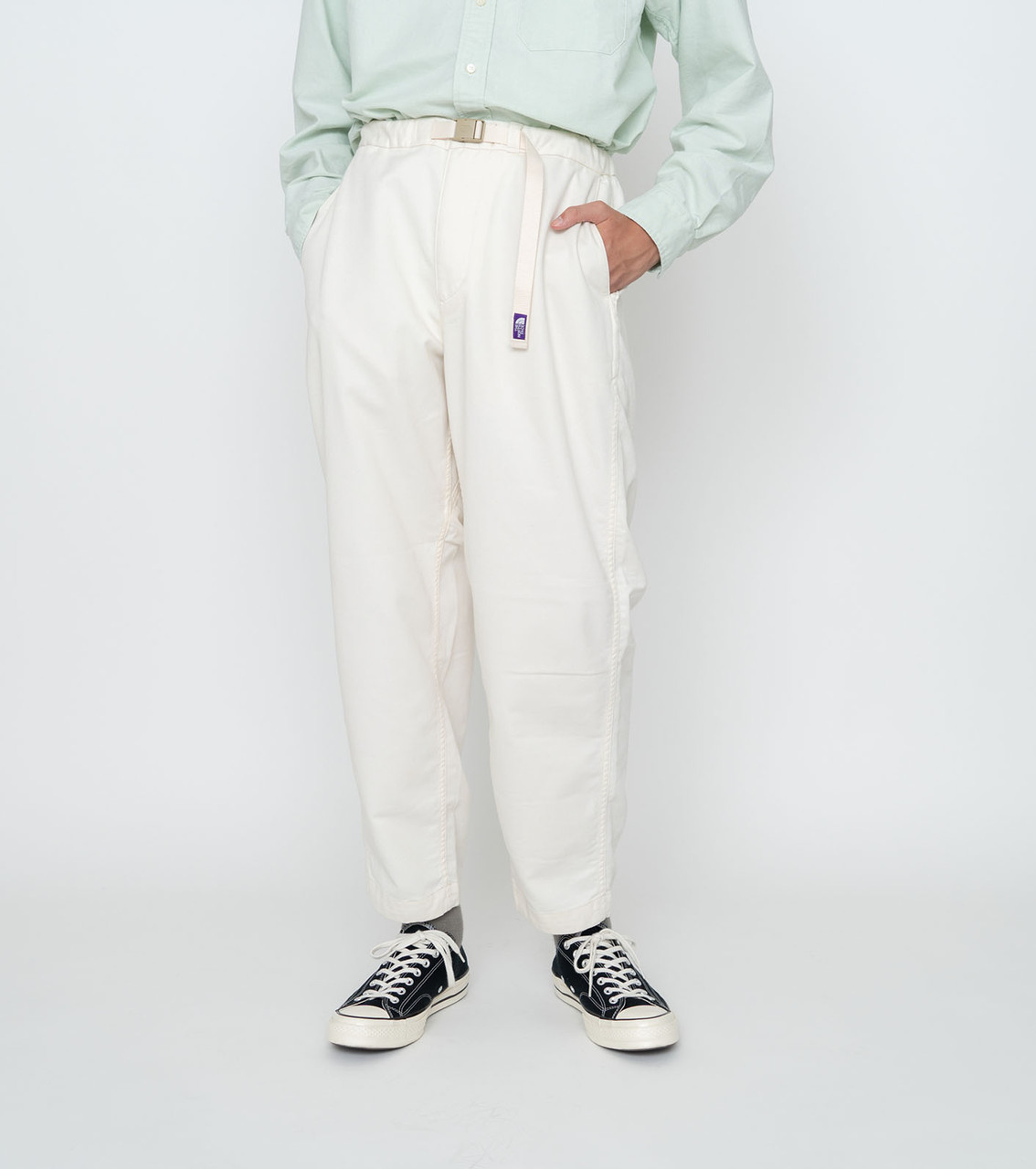 THE NORTH FACE PURPLE LABEL PANTS Stretch Twill Wide Tapered Pants