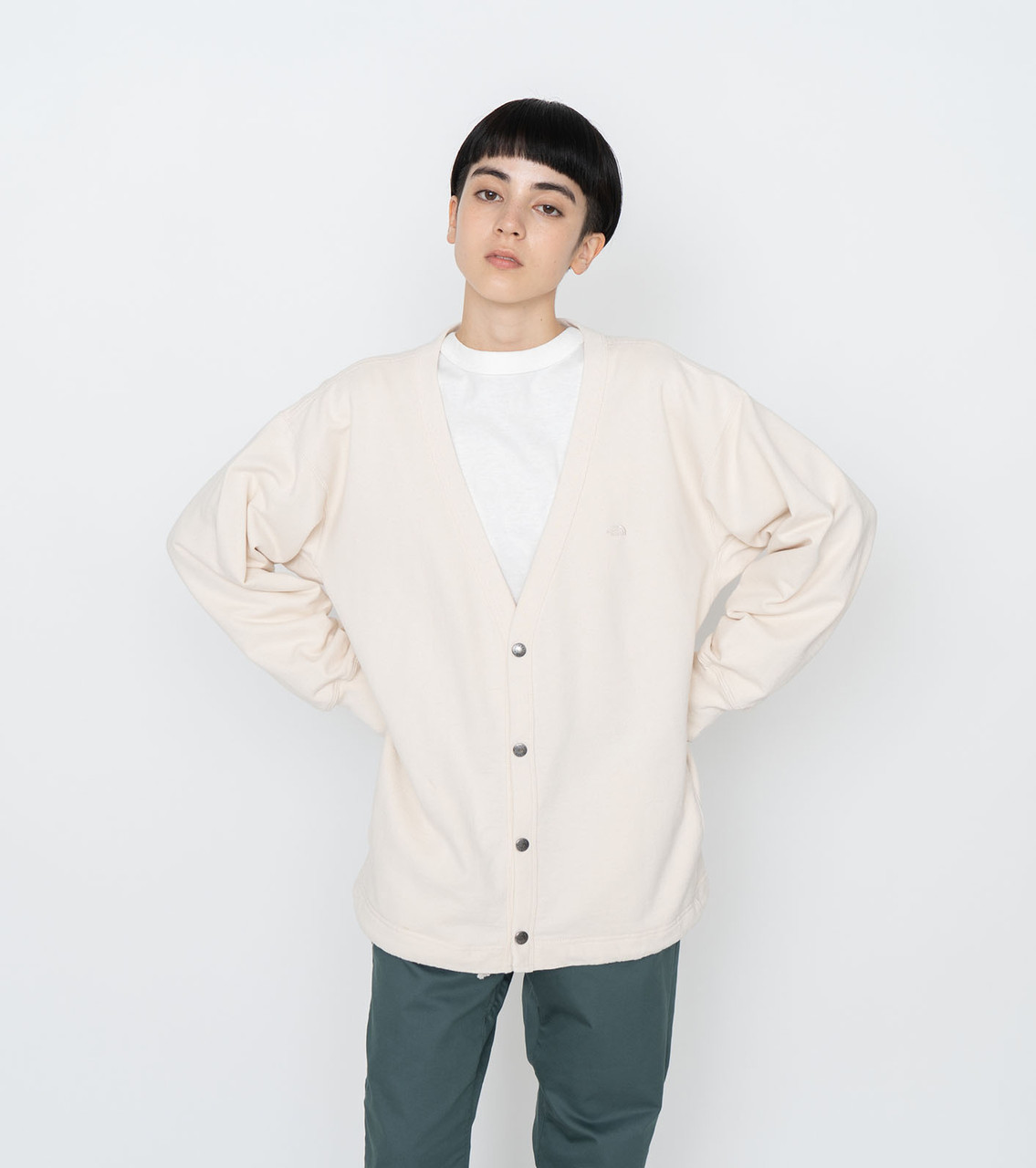 THE NORTH FACE PURPLE LABEL SWEAT 10oz Mountain Sweat Cardigan