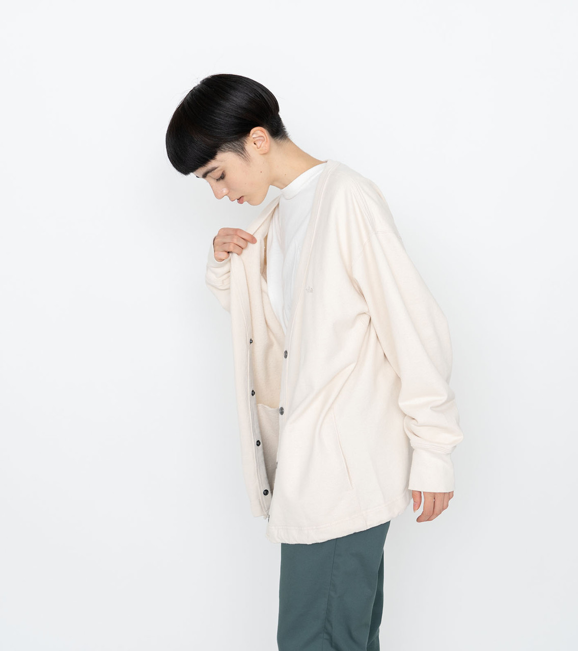 THE NORTH FACE PURPLE LABEL SWEAT 10oz Mountain Sweat Cardigan
