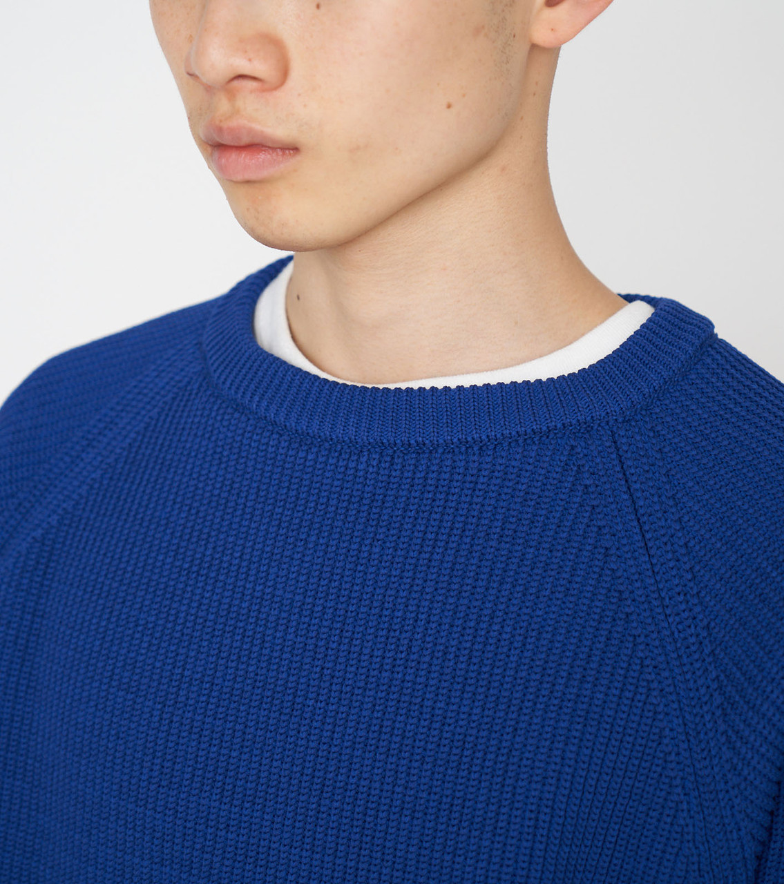 nanamica KNIT 5G Crew Neck Sweater Online Shop to Worldwide