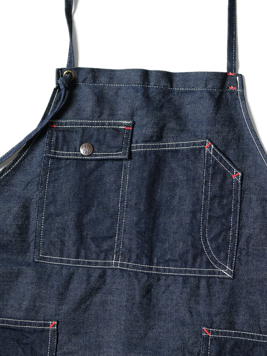 KAPITAL GOODS Shirt Denim Kintaro Apron