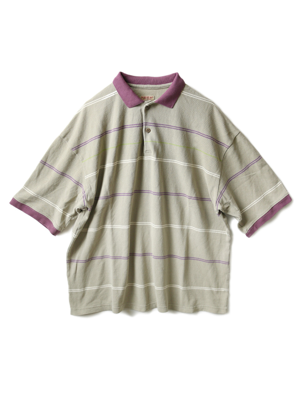 KAPITAL Shirt Tackey Kanoko Border BOX Polo