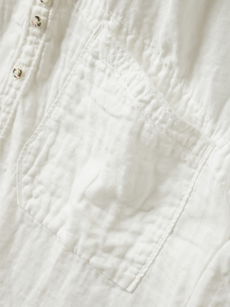 【日本製】KAPITAL　ブラウス　XSサイズ　オフホワイト　54013 KAPITAL Shirt Double Gauze Basquiat Shirt
