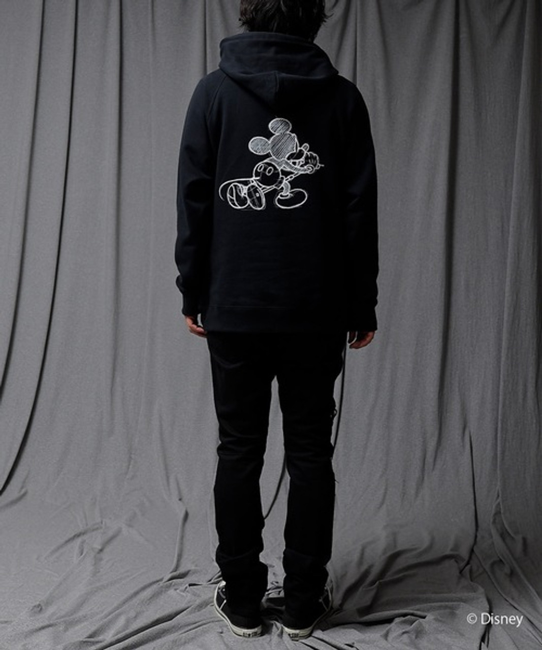 MICKEY MOUSE/DRAWING NN PULLOVER HOODIE BA2WDNC001