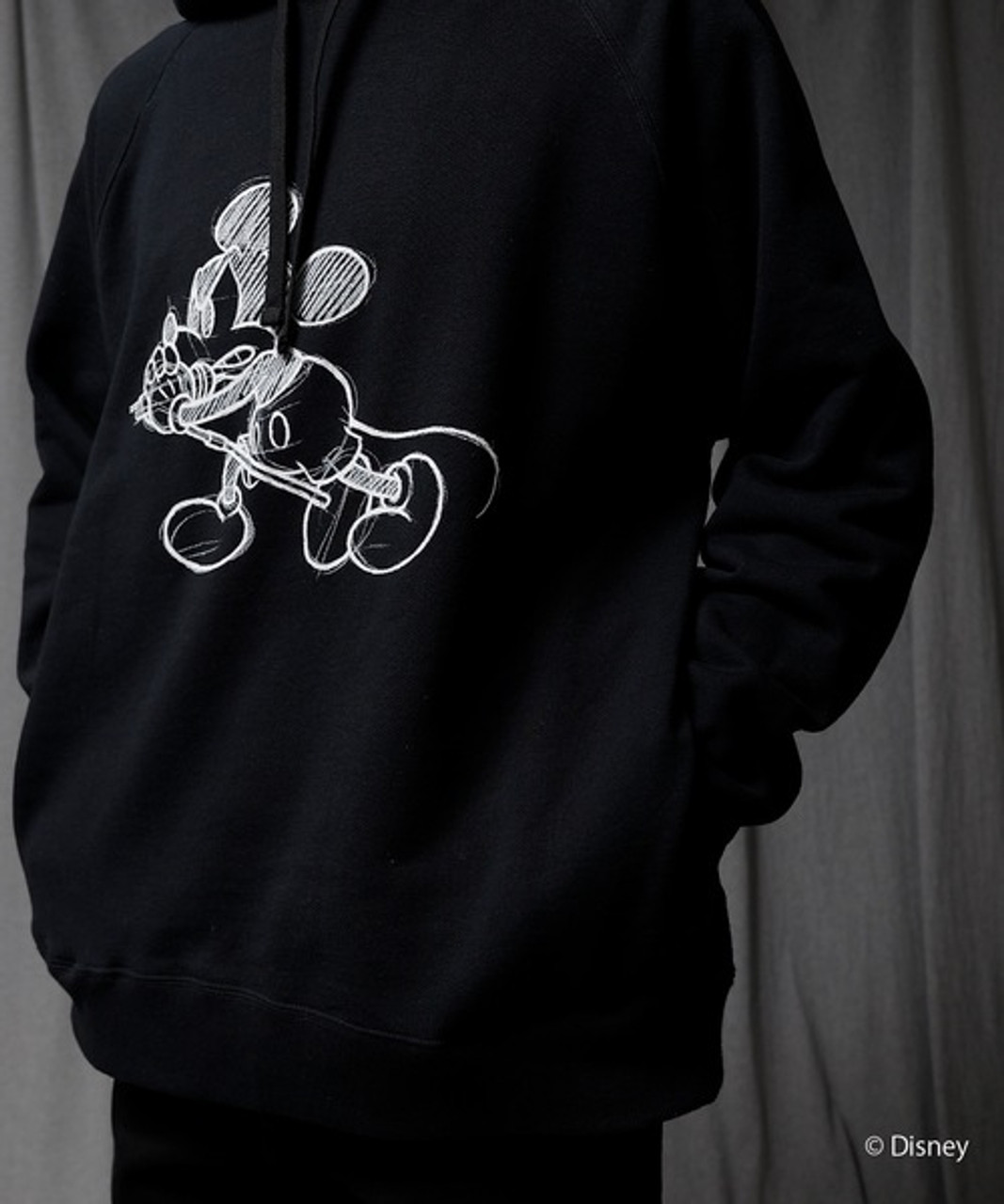 MICKEY MOUSE/DRAWING NN PULLOVER HOODIE BA2WDNC001