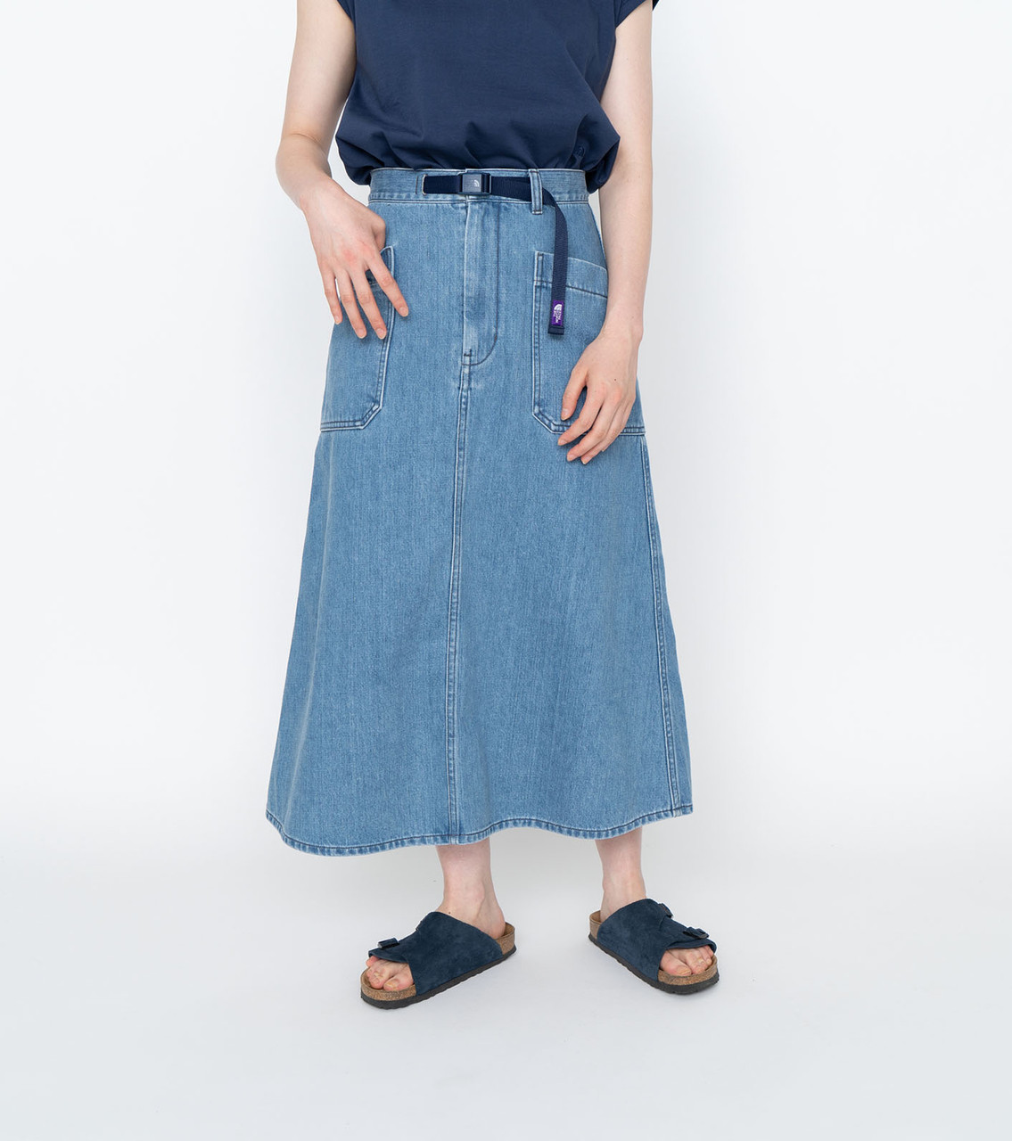 THE NORTH FACE PURPLE LABEL PANTS Denim Skirt Online Shop to Worldwide