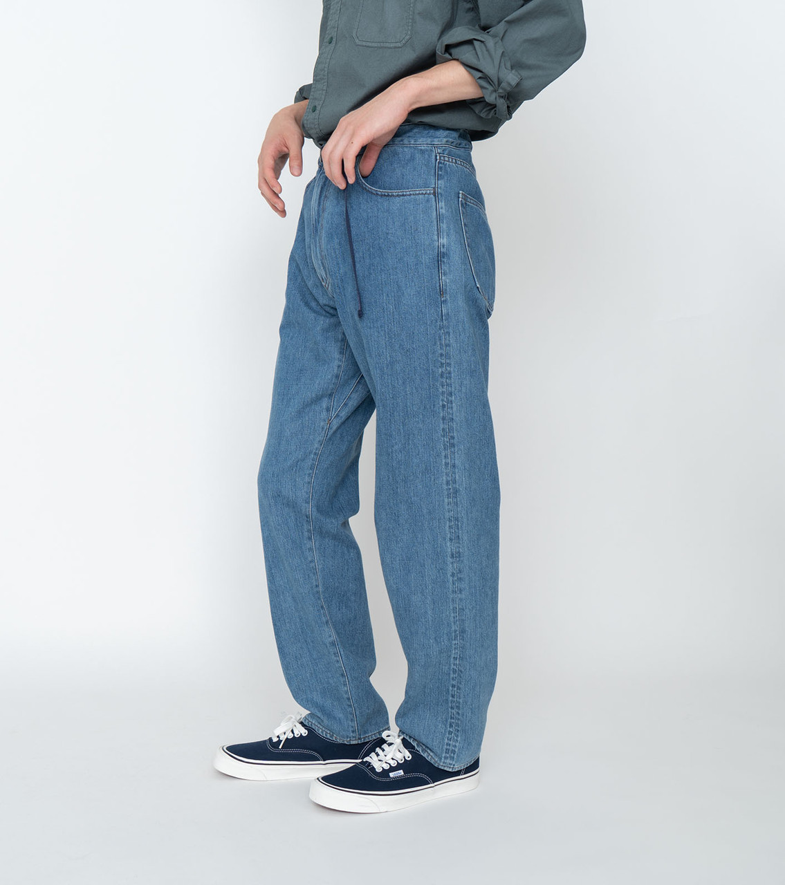 THE NORTH FACE PURPLE LABEL PANTS Denim Straight Pants Online Shop