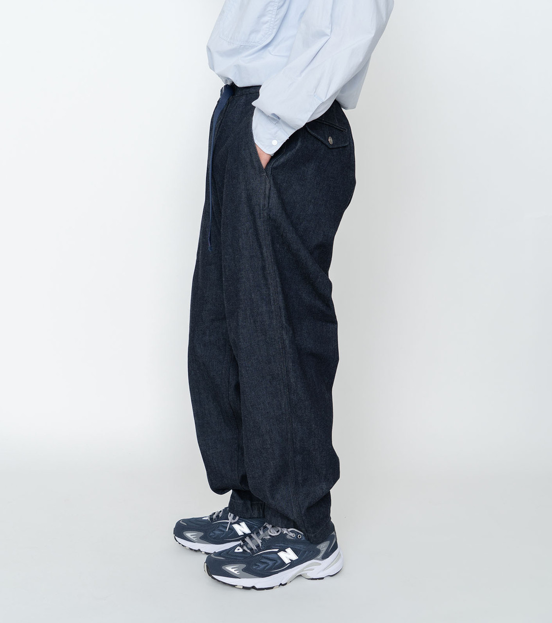 THE NORTH FACE PURPLE LABEL PANTS Denim Wide Tapered Pants