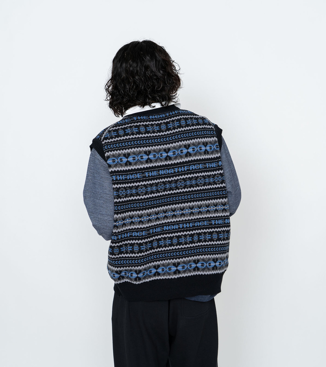 THE NORTH FACE PURPLE LABEL KNIT GORE-TEX INFINIUM™ Fair Isle Vest 