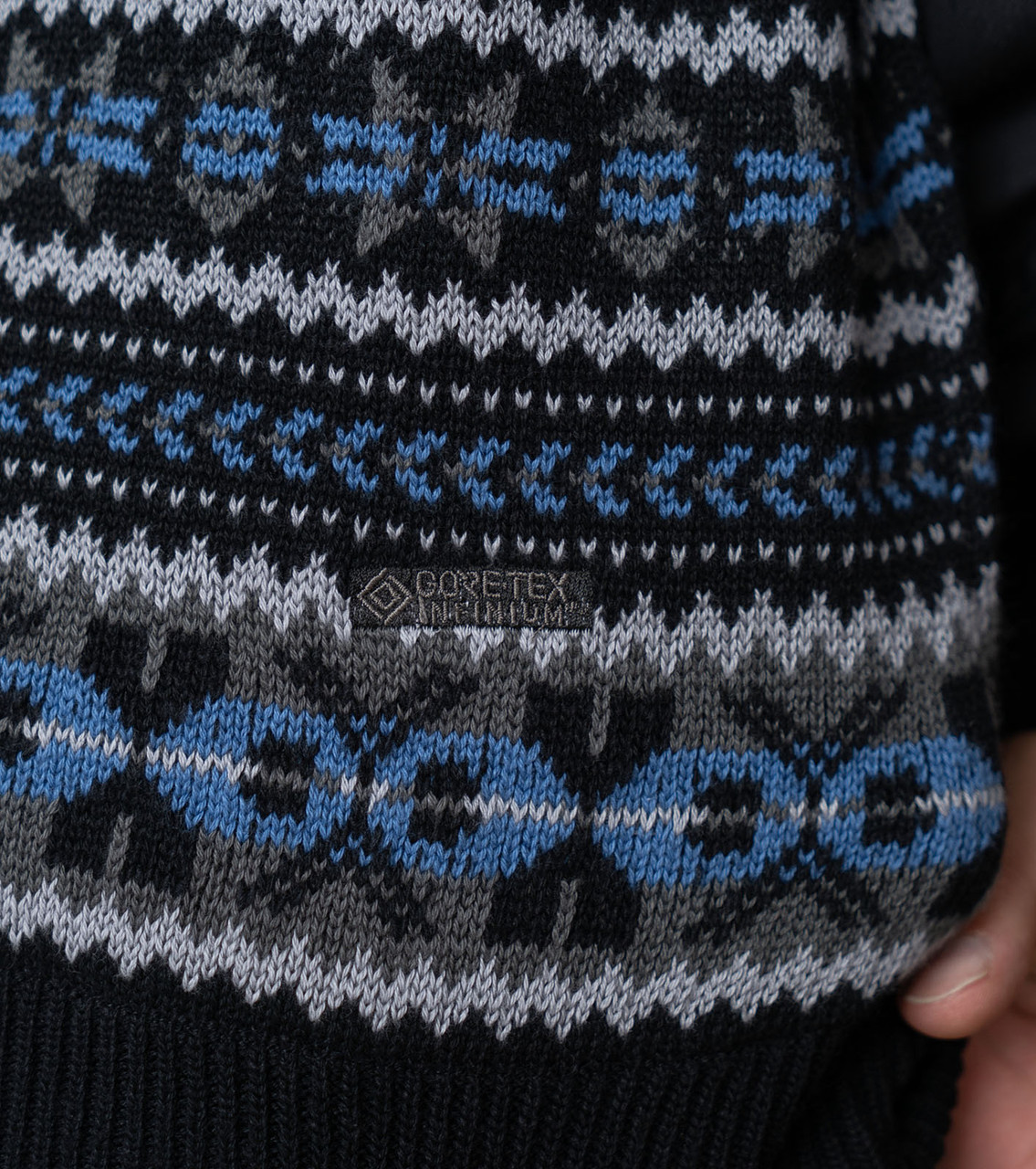 THE NORTH FACE PURPLE LABEL KNIT GORE-TEX INFINIUM™ Fair Isle Vest 