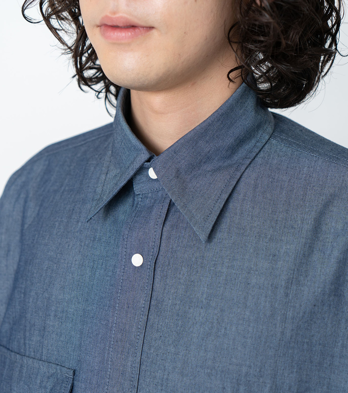 THE NORTH FACE PURPLE LABEL SHIRT Indigo Chambray Field Shirt