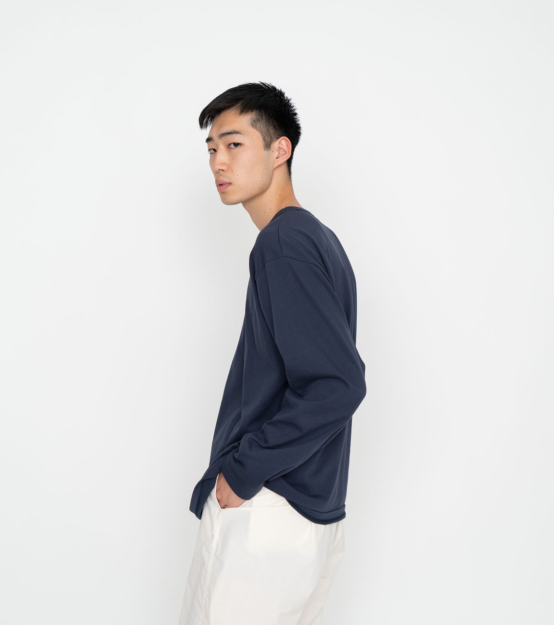 nanamica T-SHIRT COOLMAX Jersey L/S Tee Online Shop to Worldwide