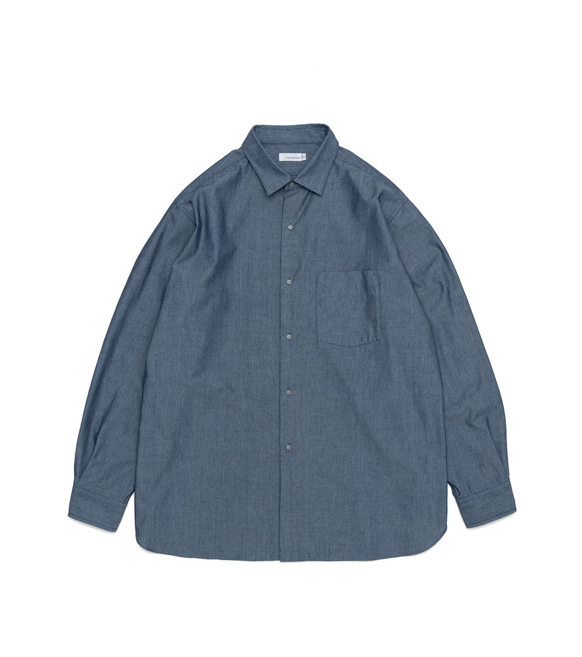 nanamica Regular Collar Chambray Shirt SUGS304 6476