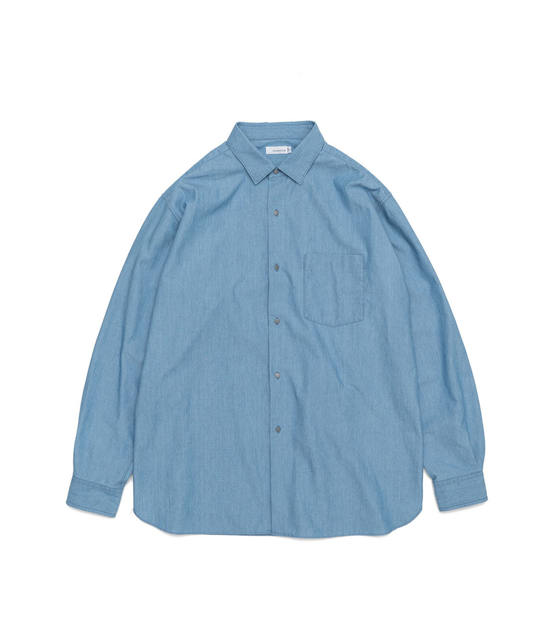 nanamica Regular Collar Chambray Shirt SUGS304 6476