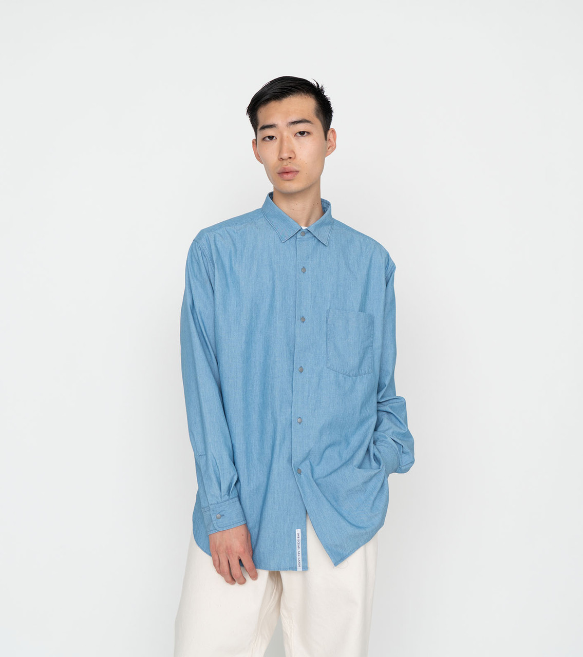 nanamica SHIRT Regular Collar Chambray Shirt Online Shop to