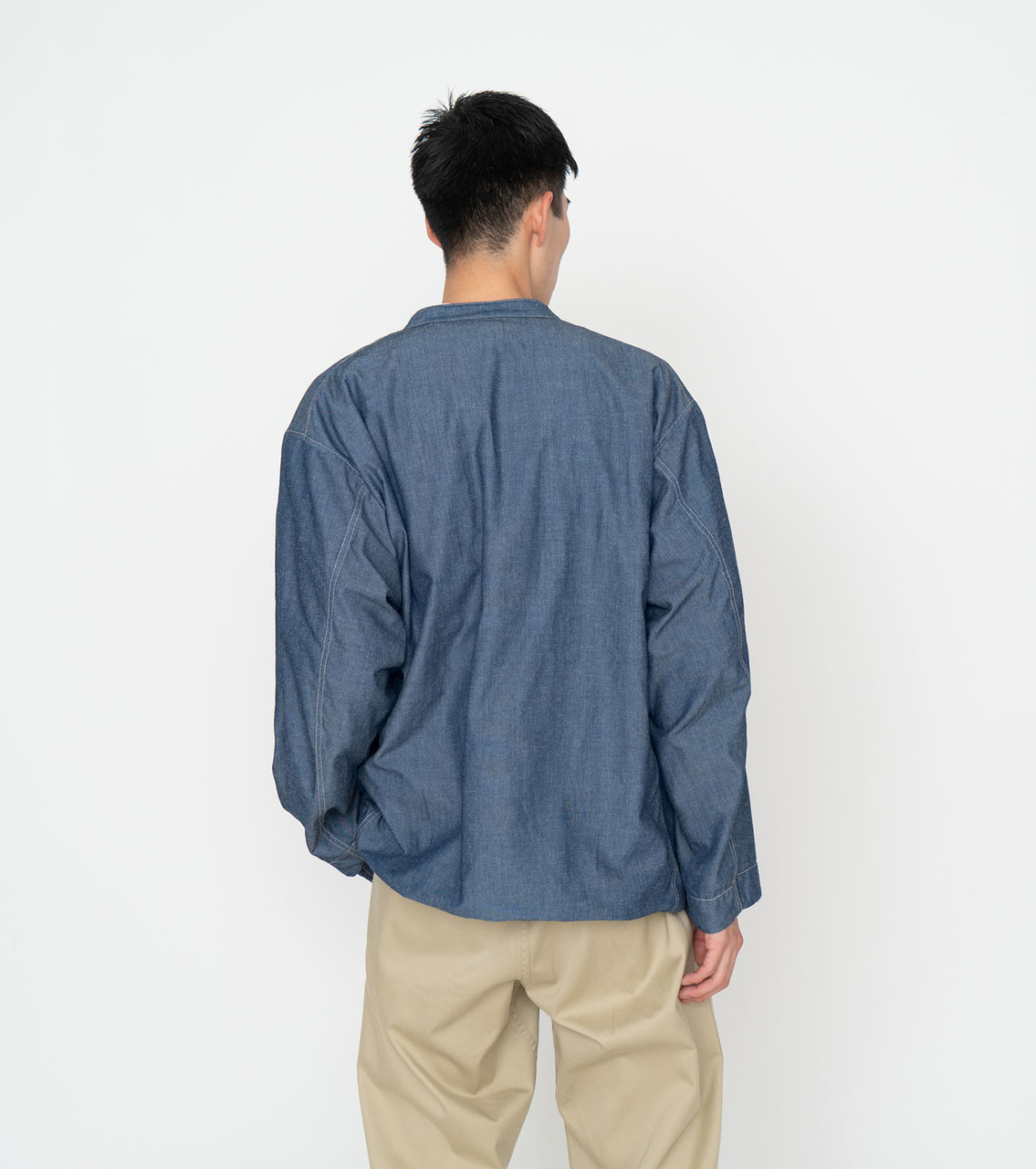 nanamica Chambray Band Collar Jacket M 【公式】 - ジャケット・アウター