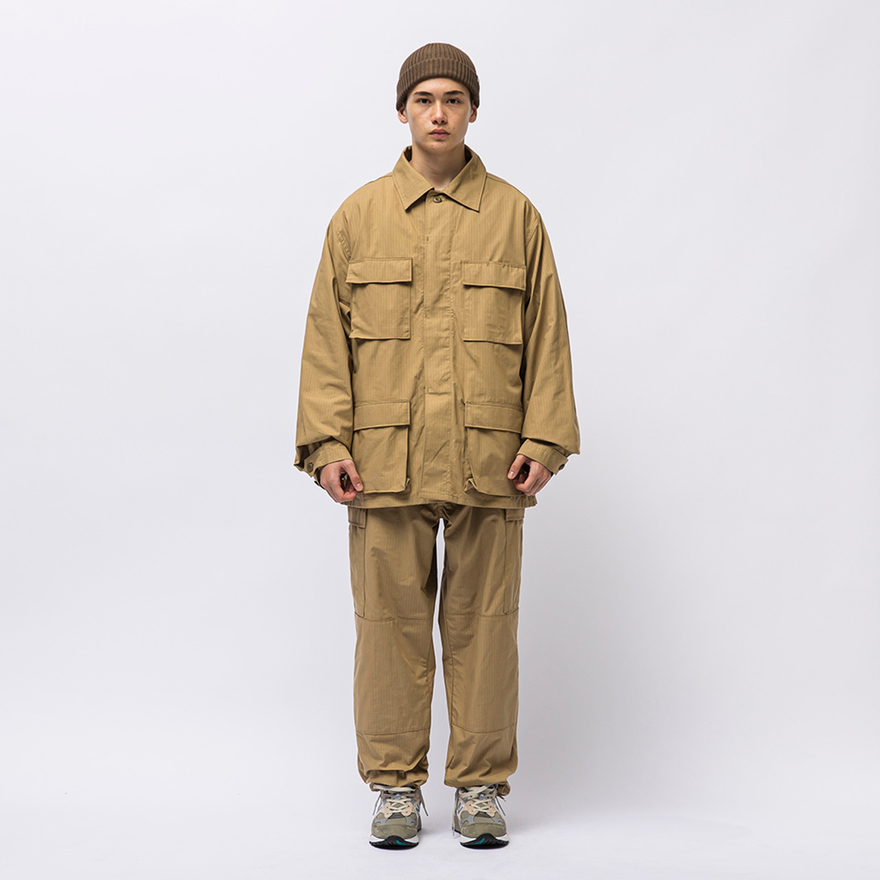 コットン50%【美品】wtaps WMILL-LS 01 SHIRT.NYCO.RIPSTOP 