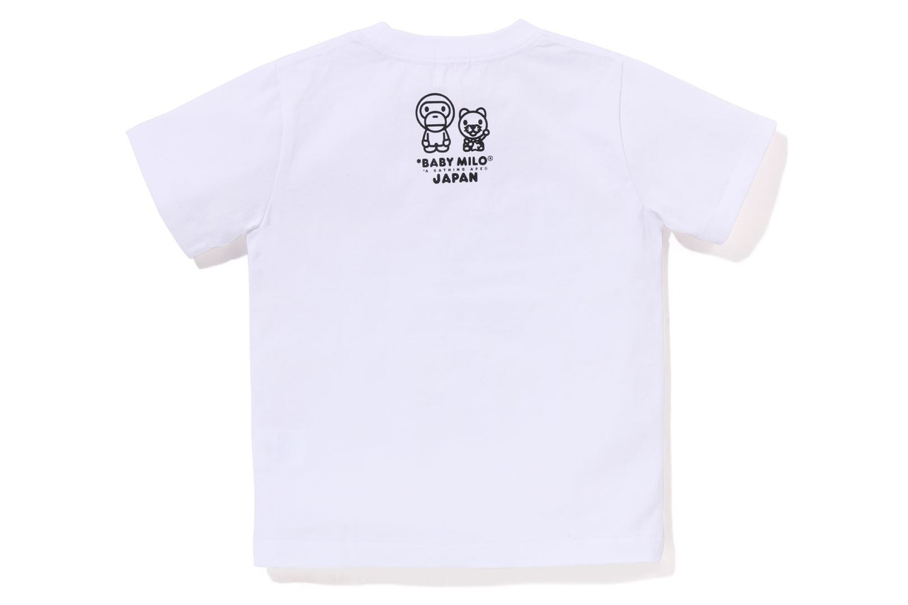 BABY MILO Tシャツ 140 ホワイト A Bathing Ape Men Baby Milo Long Sleeve Tee white