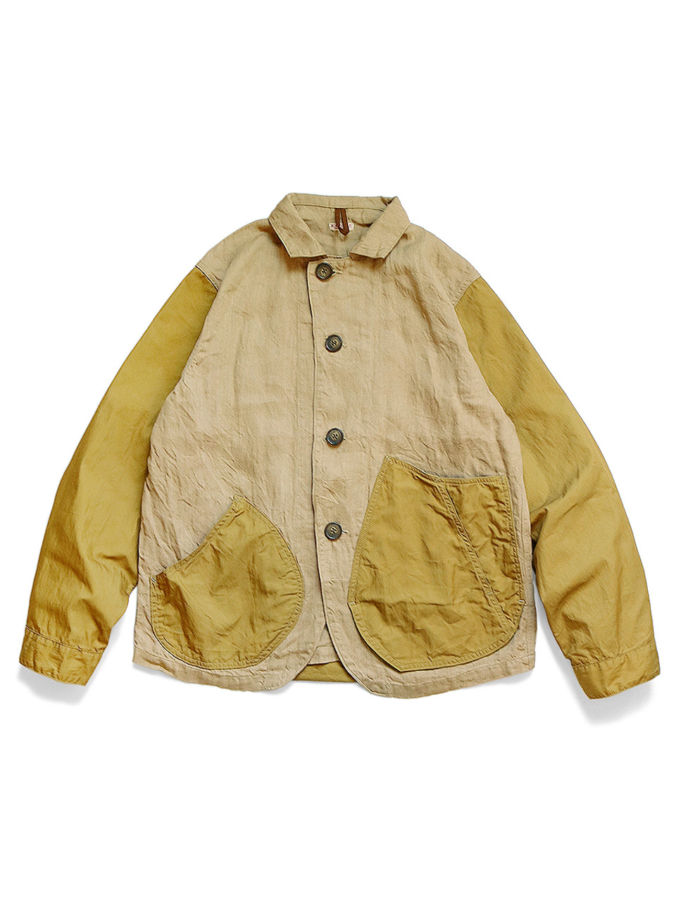 Linen Chino Cloth x Gabba Ringoman Coverall EK-1354