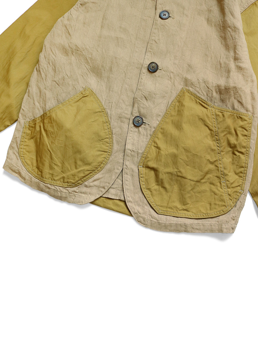 KAPITAL Jacket Linen Chino Cloth x Gabba Ringoman Coverall