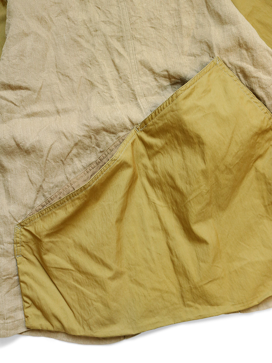 KAPITAL Jacket Linen Chino Cloth x Gabba Ringoman Coverall