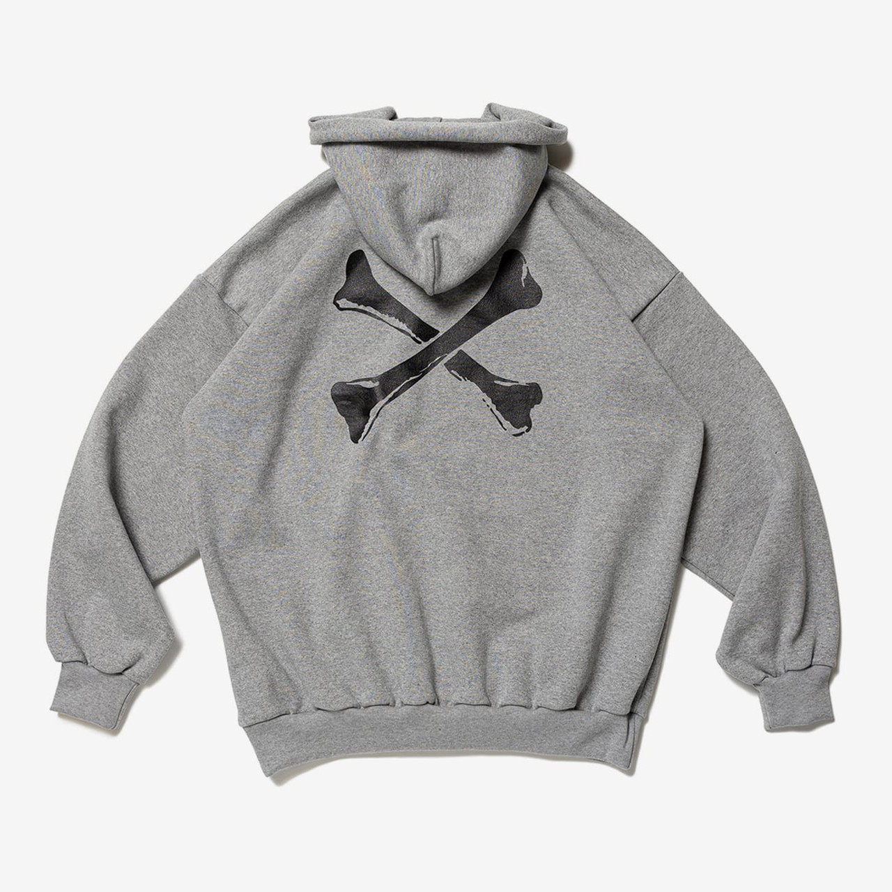 WTAPS CROSS BONES HOODY COTTON NAVY 03 L - トップス